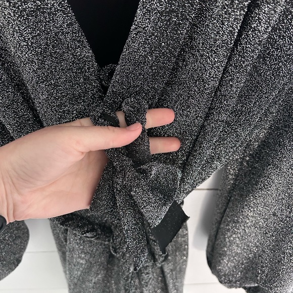 Storia Silver Glitter Dress - Picture 3 of 8